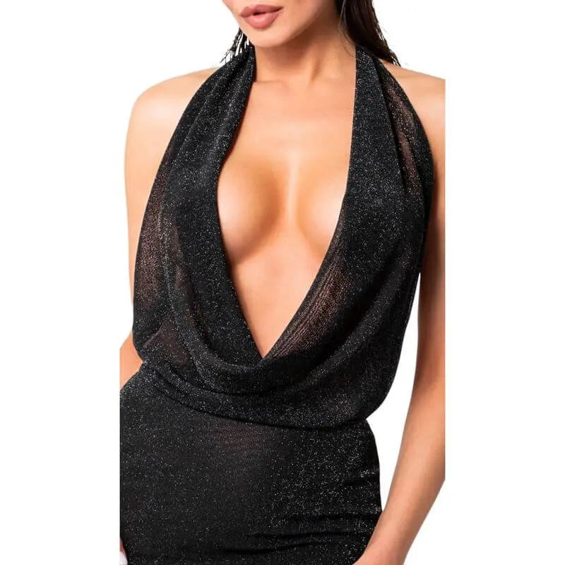 Luminara Mini Dress Noir Discreet Intimate Essentials.