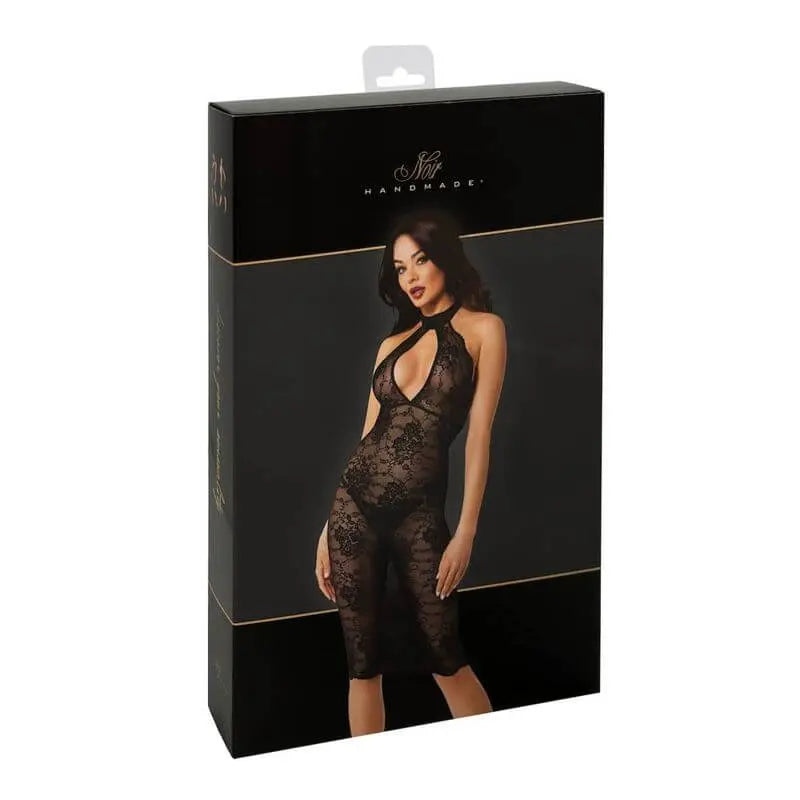 Nocturne Lace Midi Dress Noir Discreet Intimate Essentials.