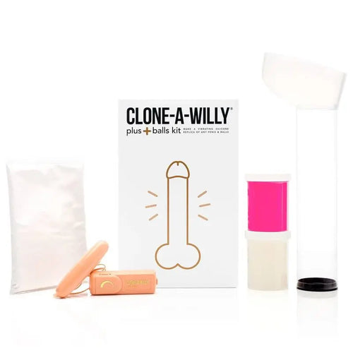 Clone a Willy Plus Balls Kit Hot Pink Clone a Willy Discreet Intimate Essentials.