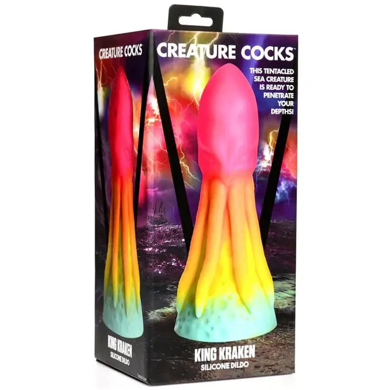 Creature Cocks King Kraken Silicone Dildo Creature Cocks Discreet Intimate Essentials.