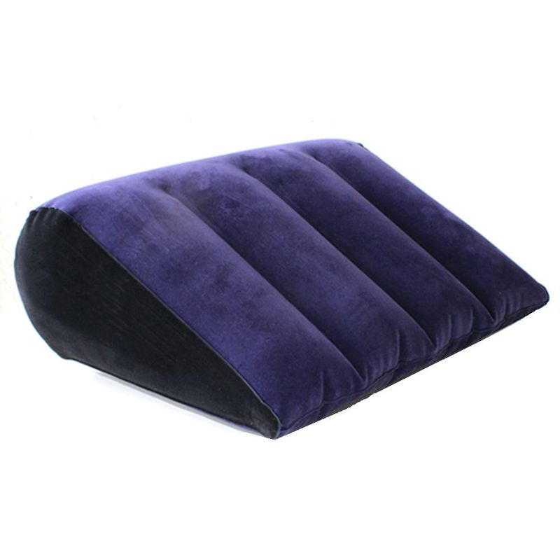 Inflatable sex positioning cushion in purple, designed for enhanced comfort and better angles during intimacy.