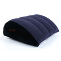 Inflatable sex positioning pillow with soft suede fabric for enhanced comfort during intimate moments.