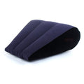 Inflatable sex positioning wedge cushion designed for enhanced comfort during intimate moments.