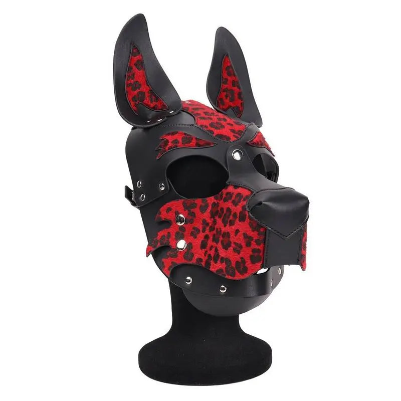 Dog/Pup Hood Red Daytona Discreet Intimate Essentials.