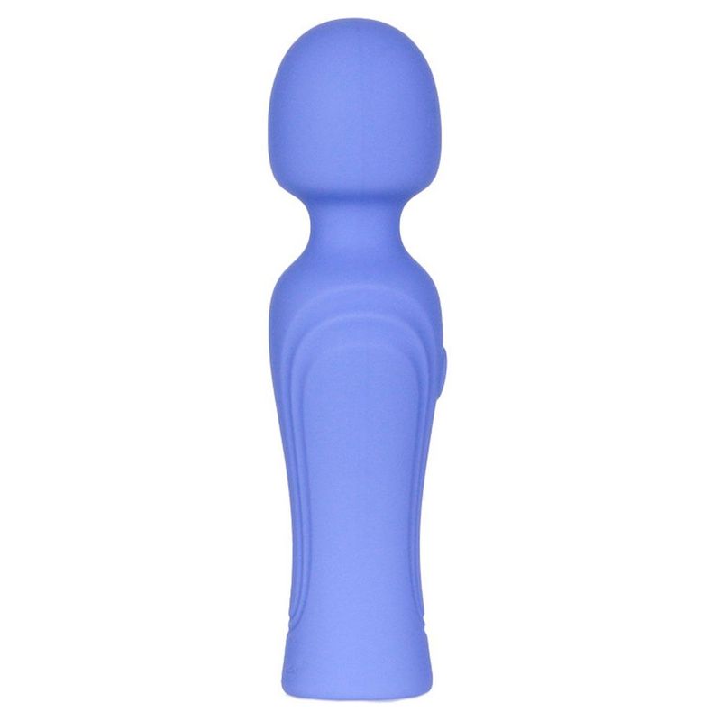 Swan Era massage wand in purple silicone, designed for powerful pleasure and ergonomic use.