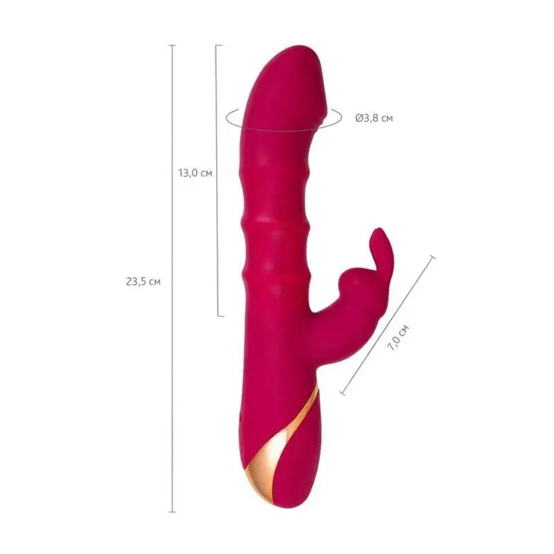 JOS Tenty Rabbit Vibrator with Moving Shaft Rings JOS Discreet Intimate Essentials.