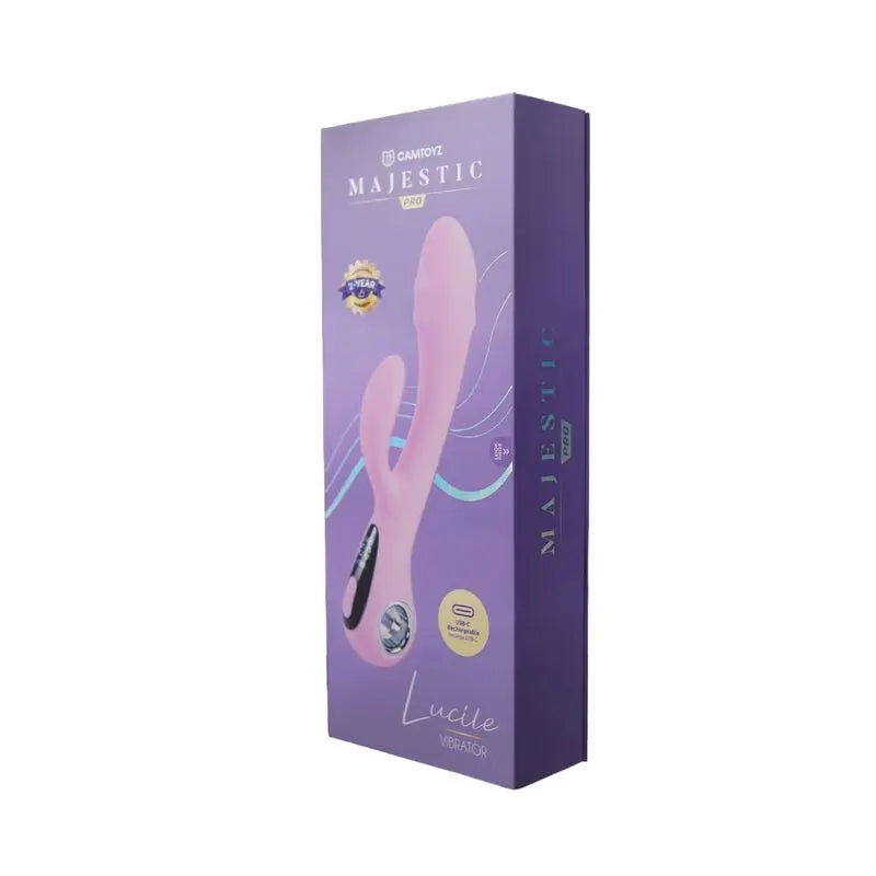 Affordable quality Lucile Majestic Pro USB 10 Mode G-Spot Vibrator  from CAMTOYZ by Discreet Intimate Essentials with Discreet Delivery 