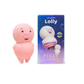 Cute pink pig-shaped Lolly PIGLY vibrator by GAMI TOYZ, designed for fun and pleasure.
