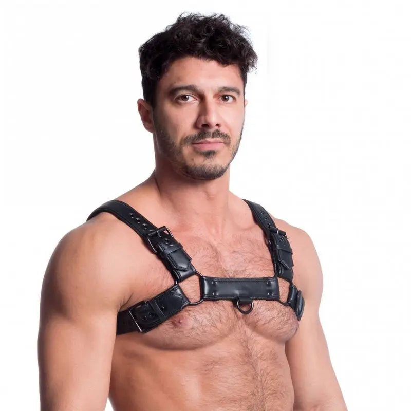 Vegan Bulldog Harness Black Sport Fucker Discreet Intimate Essentials.
