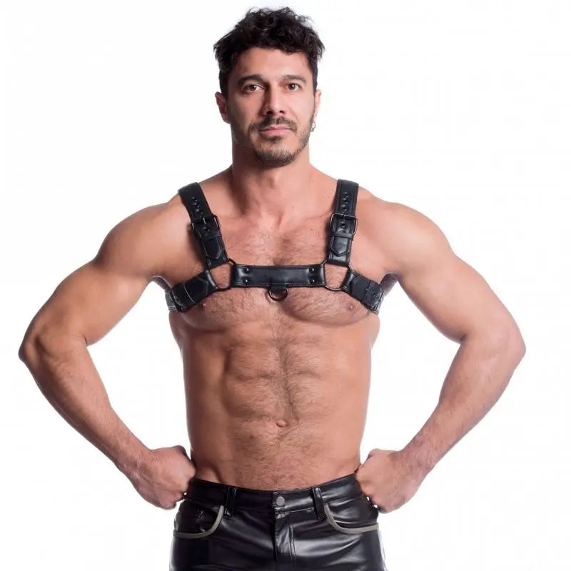Vegan Bulldog Harness Black Sport Fucker Discreet Intimate Essentials.