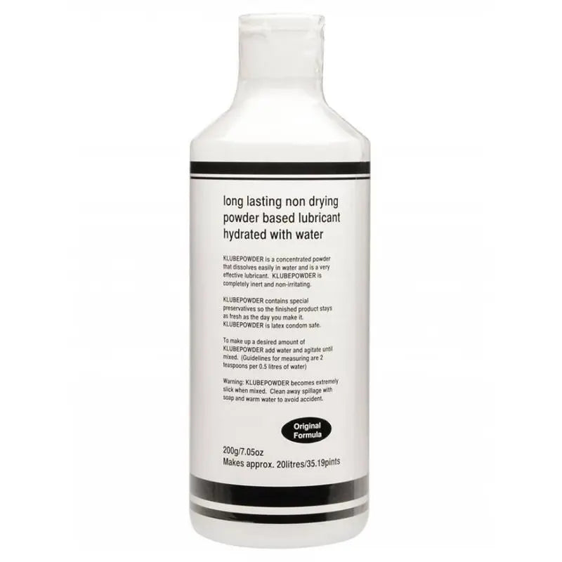 K Lube Powder 200gm (20 Litres) K Lube Discreet Intimate Essentials.