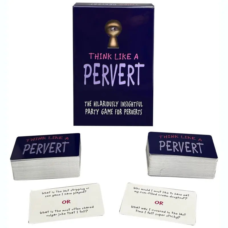 Think Like A Pervert Card Game Kheper Games Discreet Intimate Essentials.