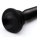 Close-up view of tapered silicone hose 15 inches, showcasing the smooth tapered design and suction cup base.