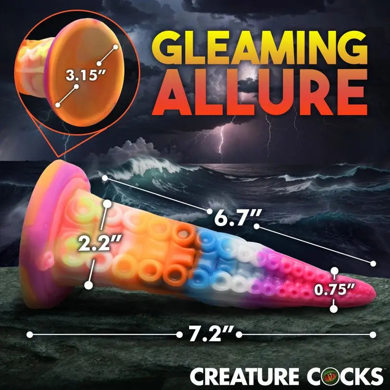 Luminoctopus GITD Tentacle Dildo Creature Cocks Discreet Intimate Essentials.