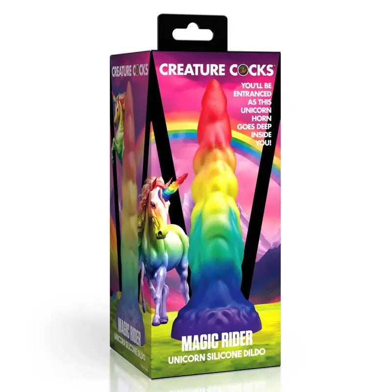 Magic Rider Unicorn Silicone Dildo Creature Cocks Discreet Intimate Essentials.