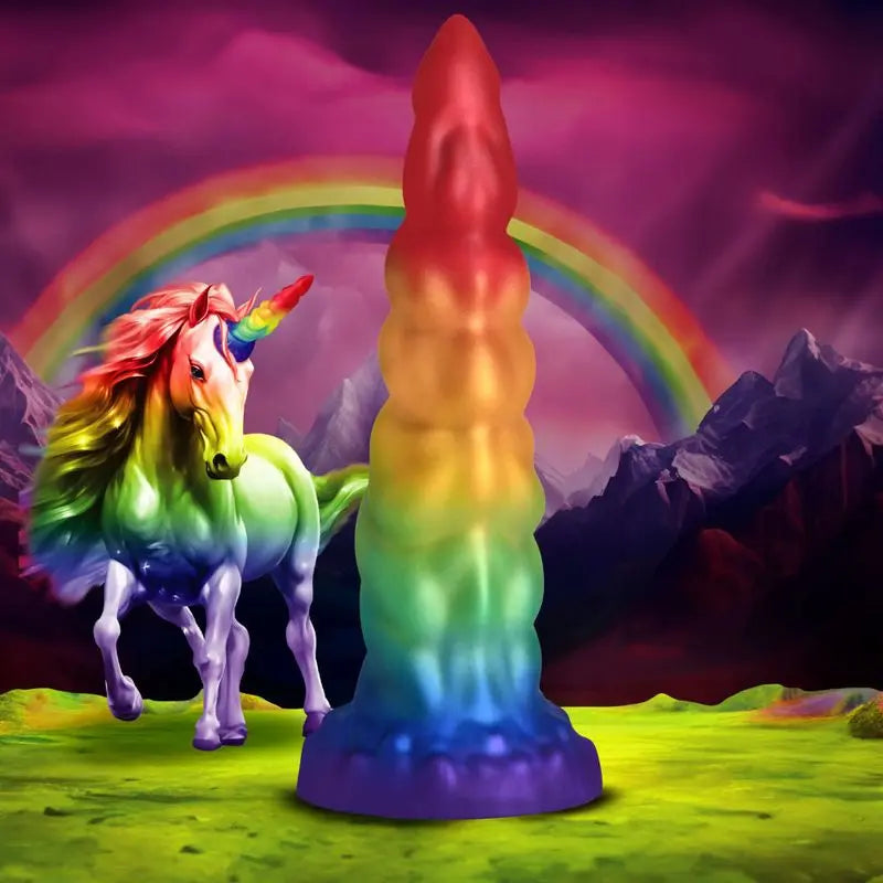 Magic Rider Unicorn Silicone Dildo Creature Cocks Discreet Intimate Essentials.