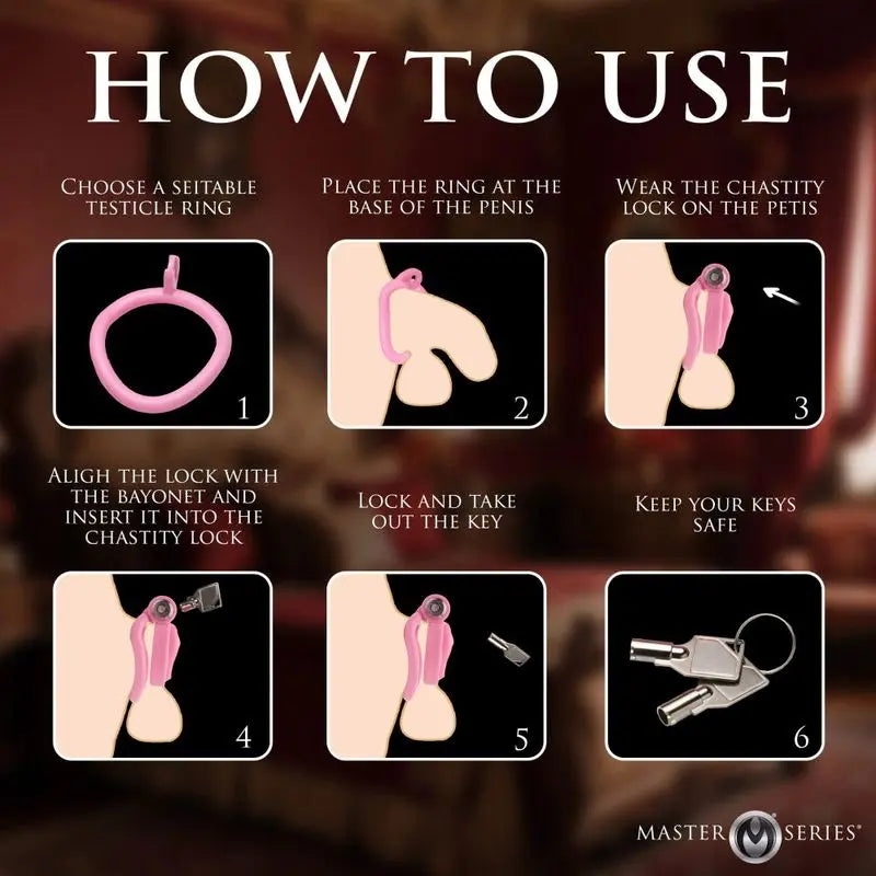 Pussification Vulva Chastity Cage Master Series Discreet Intimate Essentials.