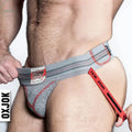Affordable quality Oxballs Champ Vintage Jockstrap Gray Heather  from OxBalls by Discreet Intimate Essentials with Discreet Delivery 