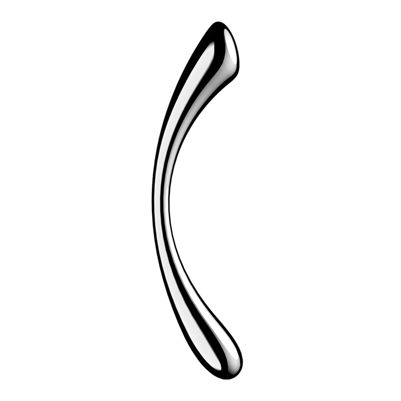 Satisfyer Cosmic Crest 1 Metal Dildo, a metal dildo for G-spot stimulation crafted from high-quality metal.