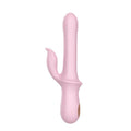 SXE Fannie USB silicone rabbit vibrator with dual-action clitoral and internal stimulation.