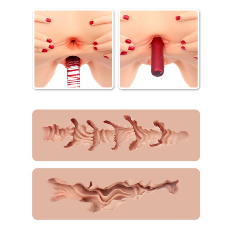 Spread Me Pussy and Anal Masturbator Torso Monica with dual-entry design for realistic stimulation.