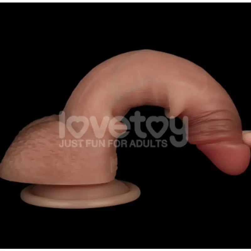Sliding Skin Pro Dual Layer Silicone Dong 7.5in Lovetoy Discreet Intimate Essentials.