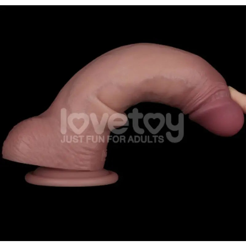 Sliding Skin Pro Dual Layer Silicone Dong 8.5in Lovetoy Discreet Intimate Essentials.