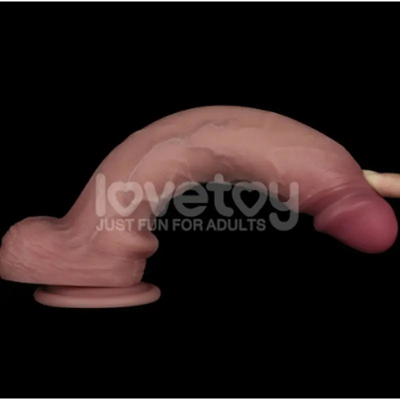 Sliding Skin Pro Dual Layer Silicone Dong 10in Lovetoy Discreet Intimate Essentials.