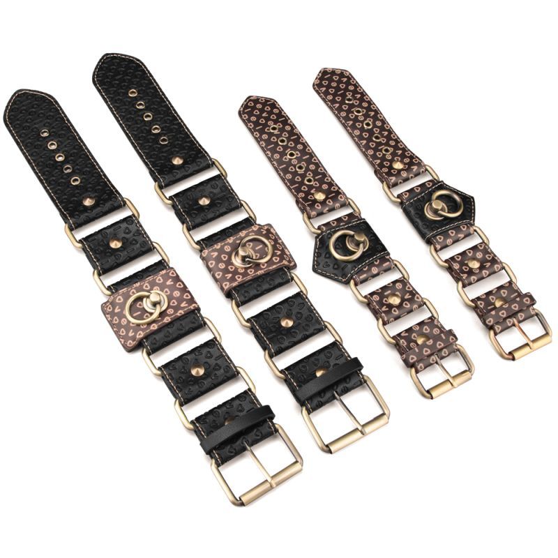 Rebellion Reign Hogtie Set featuring vintage-style bronze spikes and durable straps for bondage play.