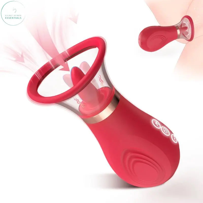 Affordable quality Sybil 3-in-1 Sucking Licking Tickling Stimulator  from S-Hande by Discreet Intimate Essentials with Discreet Delivery 