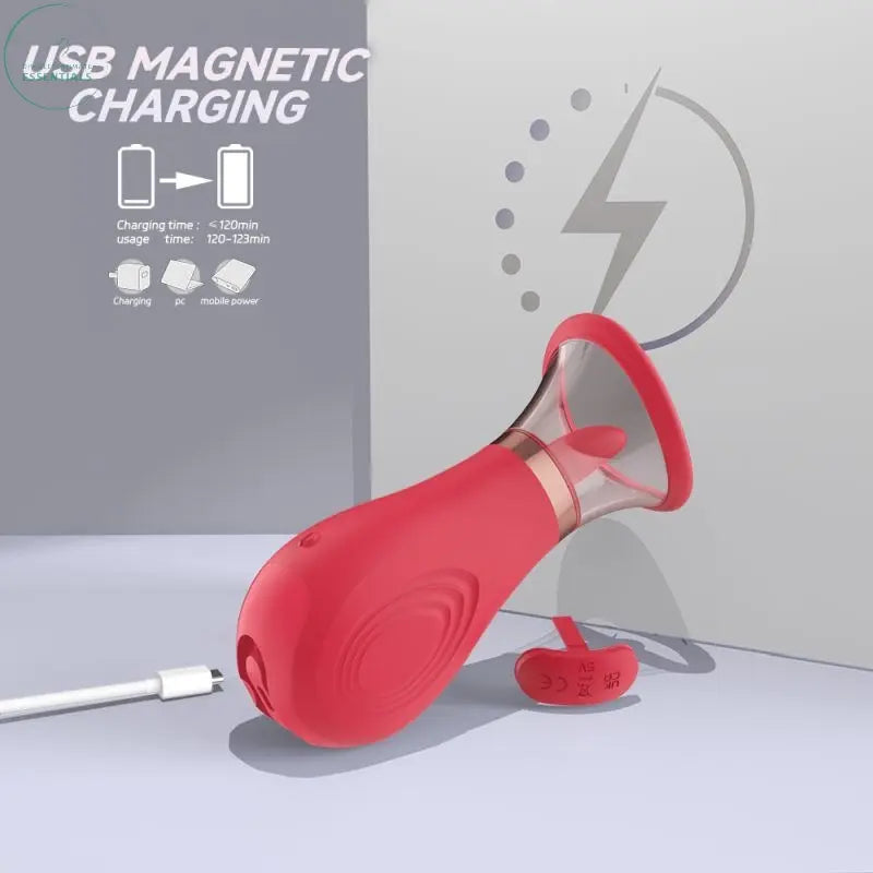 Affordable quality Sybil 3-in-1 Sucking Licking Tickling Stimulator  from S-Hande by Discreet Intimate Essentials with Discreet Delivery 