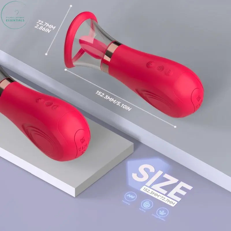 Affordable quality Sybil 3-in-1 Sucking Licking Tickling Stimulator  from S-Hande by Discreet Intimate Essentials with Discreet Delivery 
