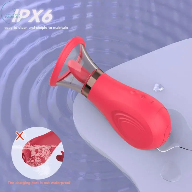 Affordable quality Sybil 3-in-1 Sucking Licking Tickling Stimulator  from S-Hande by Discreet Intimate Essentials with Discreet Delivery 