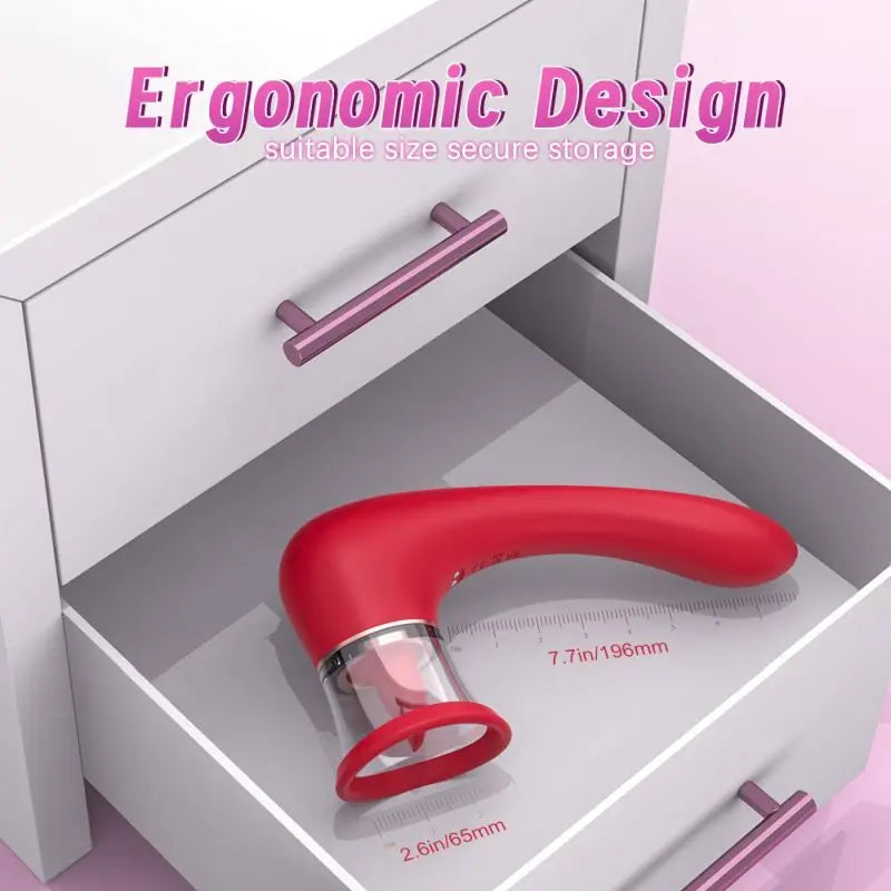 Trumpet 3-in-1 Sucking Licking Vibrating Vaginal Stimulator S-Hande Discreet Intimate Essentials.