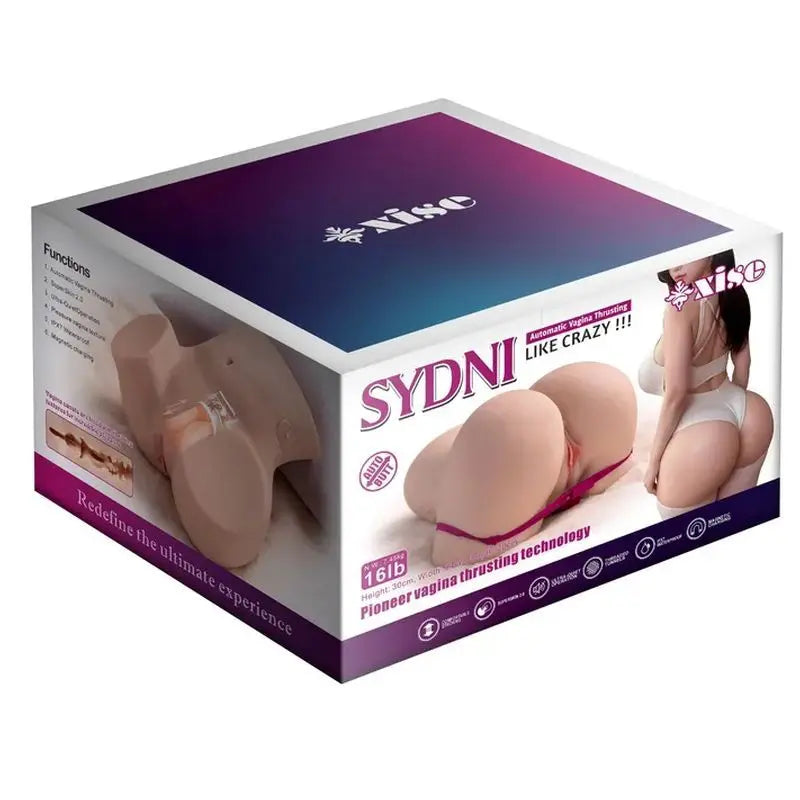 Sydni 7.5kg USB Auto Thrusting Pussy and Ass XISE Discreet Intimate Essentials.