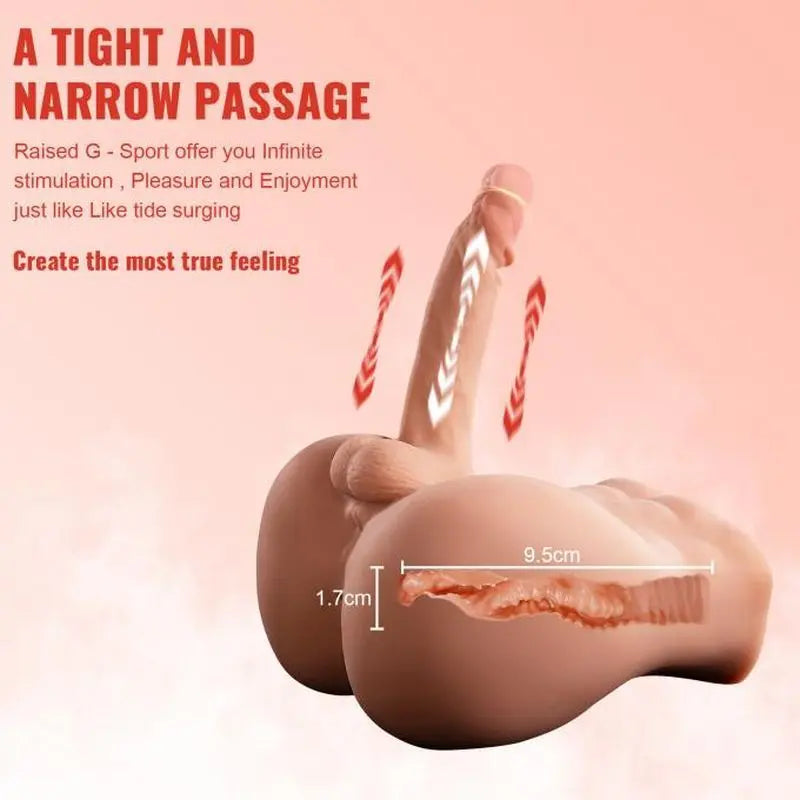 Bartlett 5kg USB Auto Thrusting 15cm Male Cock and Ass XISE Discreet Intimate Essentials.