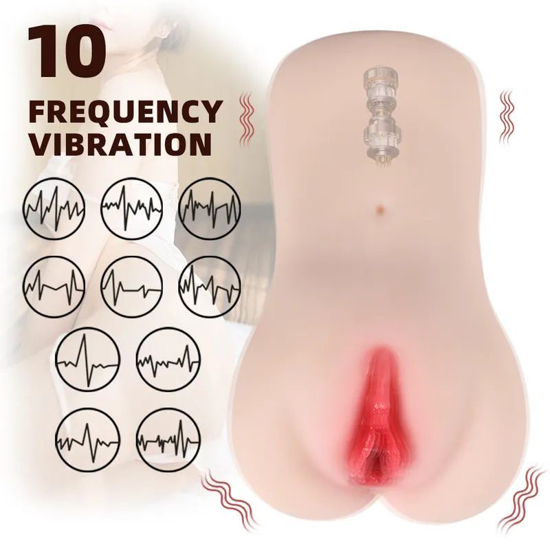 Eden Vibrating Vaginal Masturbator showcasing 10 frequency vibrations for enhanced intimate pleasure.