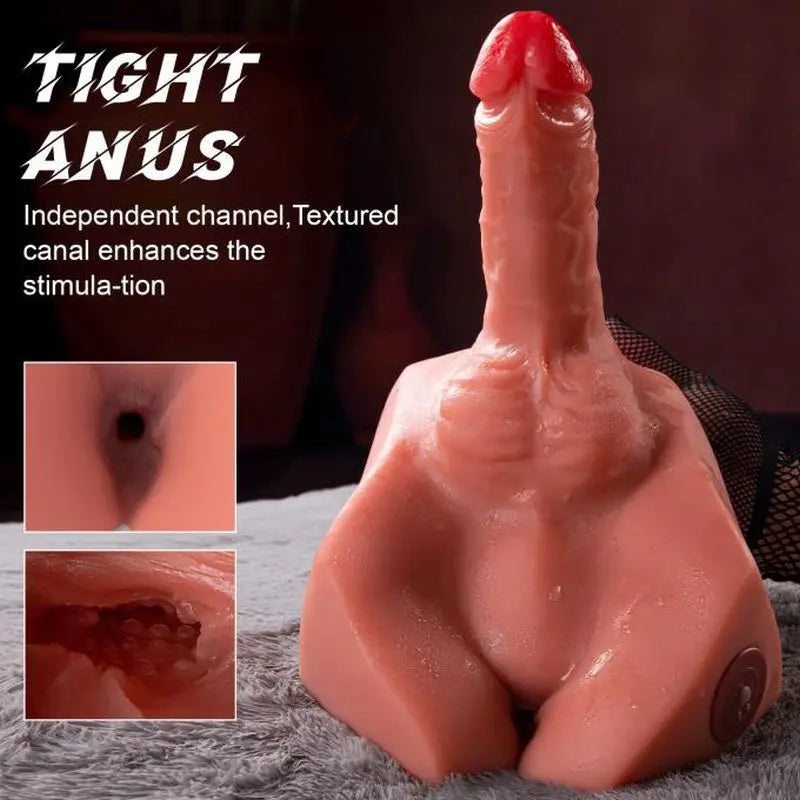 Michael 2.5kg USB Auto Thrusting 20cm Male Cock and Ass XISE Discreet Intimate Essentials.
