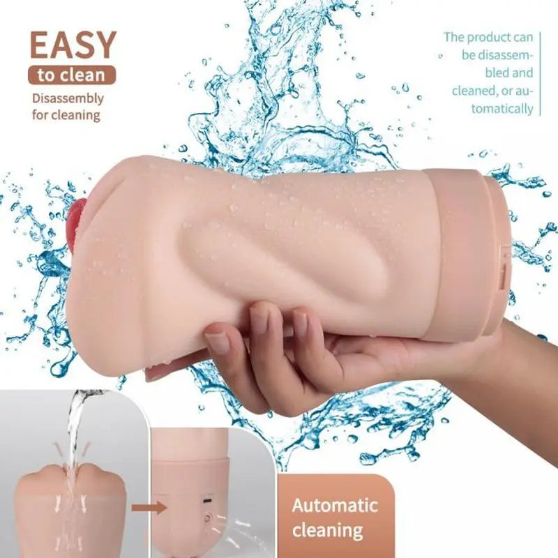Suctroker Dual Density Vibrating Sucking Vaginal Masturbator V2.0 XISE Discreet Intimate Essentials.