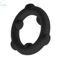 Affordable quality Spinner Silicone Ring Black  from OxBalls by Discreet Intimate Essentials with Discreet Delivery 