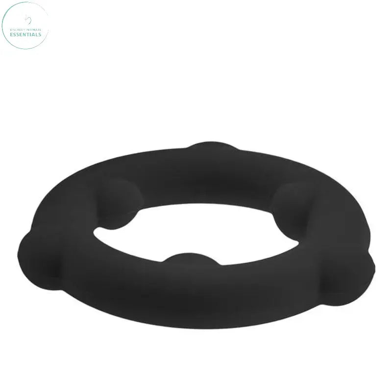 Affordable quality Spinner Silicone Ring Black  from OxBalls by Discreet Intimate Essentials with Discreet Delivery 