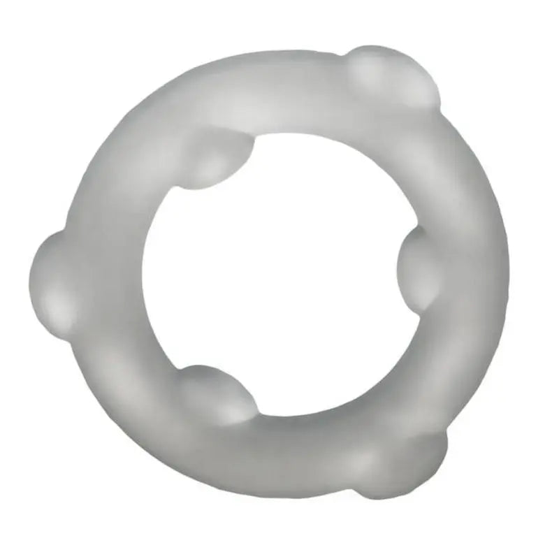 Spinner Silicone Ring Clear OxBalls Discreet Intimate Essentials.
