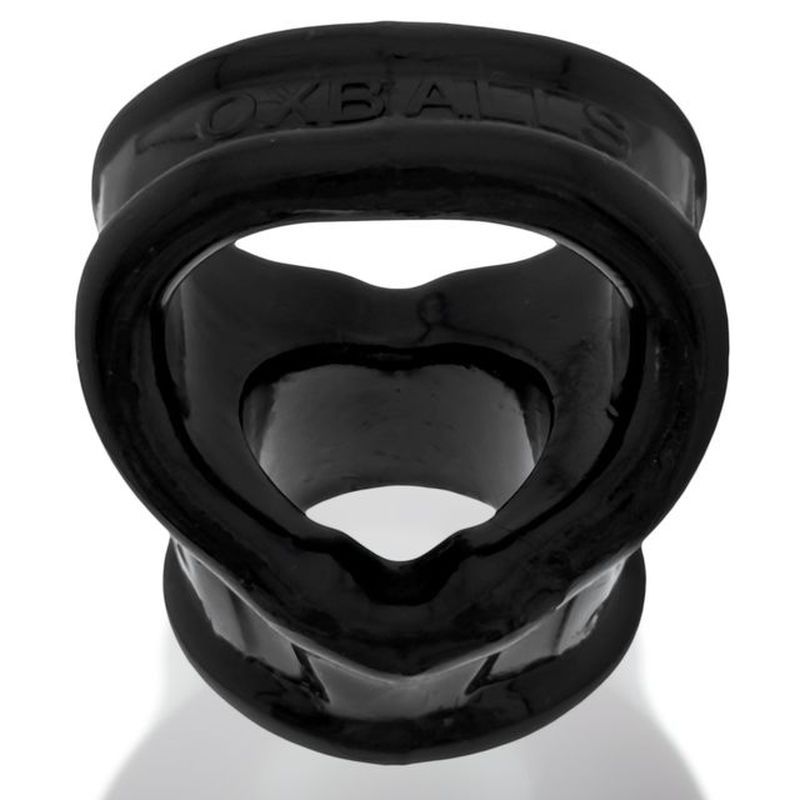 Close-up of the Oxballs CockSling FIT Black, featuring a tight design for better grip and comfort.