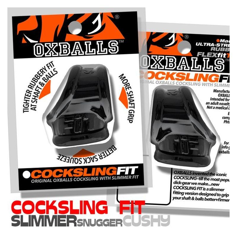 Image of the COCKSLING FIT by Oxballs, featuring a tighter fit for improved grip and support.