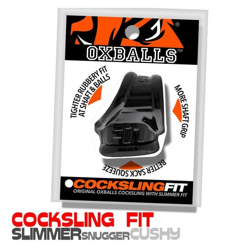 CockSling FIT Black packaging showcasing the iconic design and snug fit for enhanced pleasure and support.