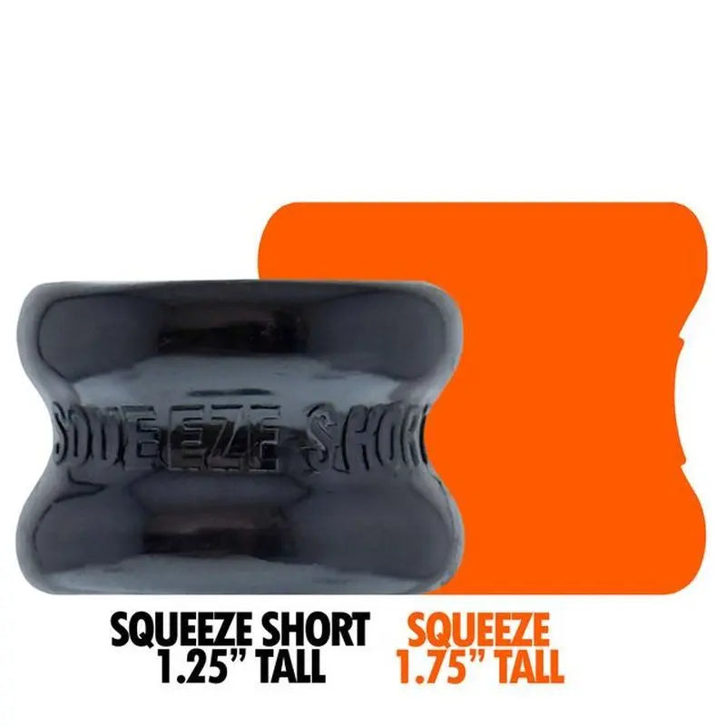 Affordable quality Squeeze Short Ballstretcher Black  from OxBalls by Discreet Intimate Essentials with Discreet Delivery 