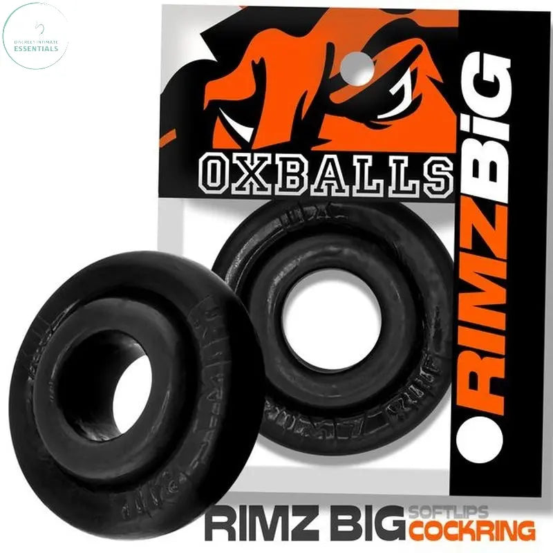 Affordable quality Rimz BIG Ring Black  from OxBalls by Discreet Intimate Essentials with Discreet Delivery 