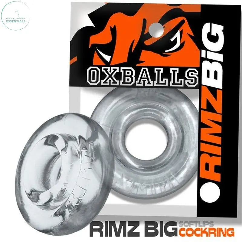 Affordable quality Rimz BIG Ring Clear  from OxBalls by Discreet Intimate Essentials with Discreet Delivery 