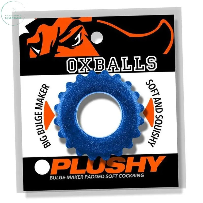 Affordable quality Plushy Ring Blue  from OxBalls by Discreet Intimate Essentials with Discreet Delivery 