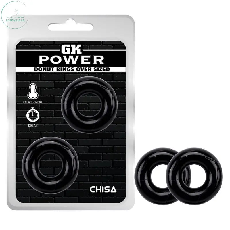 Affordable quality Mega Donut Rings Twin Pack  from GK Power by Discreet Intimate Essentials with Discreet Delivery 